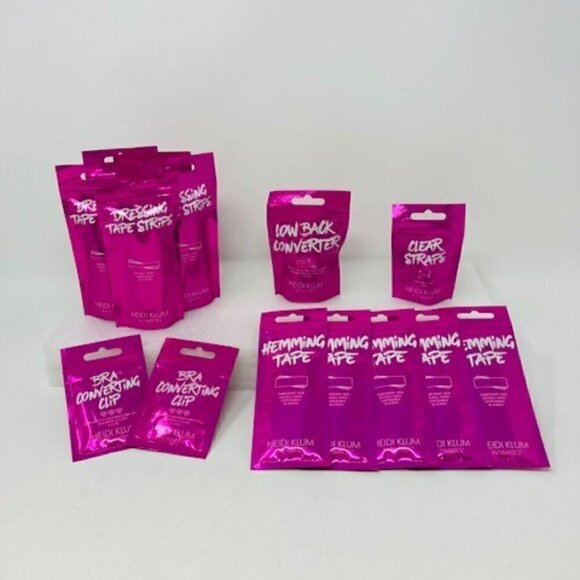 14 piece set- Heidi Klum intimates Runway double sided tape strips and more NEW - Picture 2 of 2
